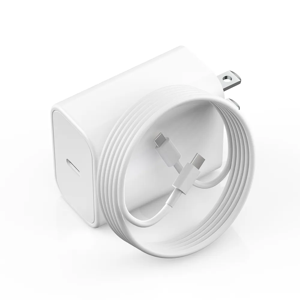 Adaptor daya cepat, pengisi daya tipe-c 20W PD USB-C