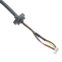 Câble de caméra personnalisé en usine, connecteur BNC, isolation PVC, conducteur en cuivre étamé 50 ohms, faisceau de câblage vidéo analogique CCTV 500 mm