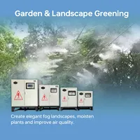 Système de brumisation extérieur multifonctionnel en acier inoxydable 100 bars, brumisateur électrique intelligent pour jardin, terrasse, pelouse, anti-moustiques et anti-parasites