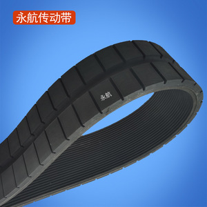 Correa de Goma Ranurada Yonghang Negra Resistente al Desgaste, Fabricación Mecánica, Personalización Bajo Demanda - Product Image 4