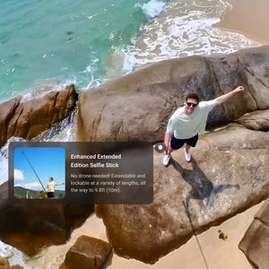 Inst360 X4 Videocamera Sportiva 4K Impermeabile con Angolo di Visione 180° CMOS Senza Problemi di Drone - Product Image 3