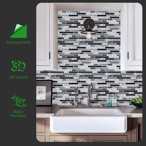 Pegatinas de <span class=keywords><strong>Pared</strong></span> Ecológicas, No Tóxicas, Impermeables y Absorbentes de Sonido de Alta Calidad, Diseño Moderno con Forma de <span class=keywords><strong>Ladrillo</strong></span> <span class=keywords><strong>para</strong></span> Dormitorio y Hogar - Product Image 5