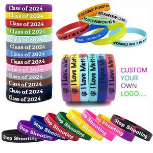 Bracelets en silicone sportifs personnalisés avec logo du fabricant, gravure de motifs et logo, décorations de fête - Product Image 4