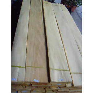Veneer For Plywood Natural Wood Rubber Veneer Sliced Cut Face Veneer For Plywood