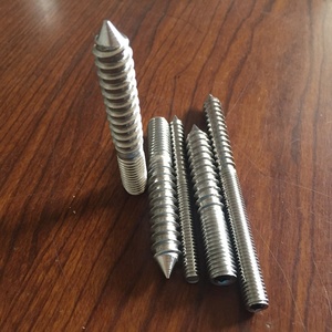 Gỗ chốt móc áo Bolt thép mạ kẽm chủ đề kép không đầu Torx Ổ cắm đôi cuối Stud vít - Product Image 6