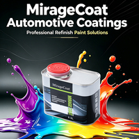 Vernis acrylique transparent 2K avec durcisseur, finition brillante effet miroir, peinture de retouche automobile, vernis de voiture à séchage rapide