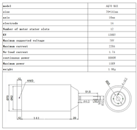 Moteur de bateau hydroptère à moteur interne sans balais et étanche APISQUEEN AQ70 MAX 15KW