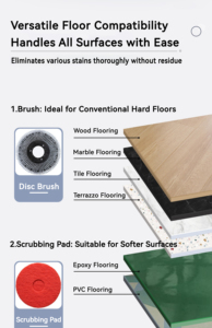 Balayeuse manuelle à friction, balayeuse commerciale à conducteur marchant, prix d'usine, laveuse de sol électrique - Product Image 5