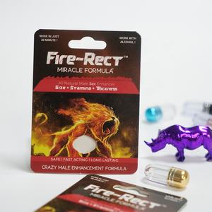 Haute qualité Rhino 69 médecine pilules emballage boîte de papier Rhino carte blister pour pilules sexuelles - Product Image 4