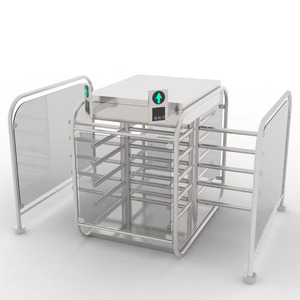 Azento nửa chiều cao <span class=keywords><strong>turnstile</strong></span> 0.5S nhanh chóng thông qua 304 không gỉ steelanti-leo lên & chống-tailgating RFID/<span class=keywords><strong>QR</strong></span> đọc mã CE chứng nhận - Product Image 1