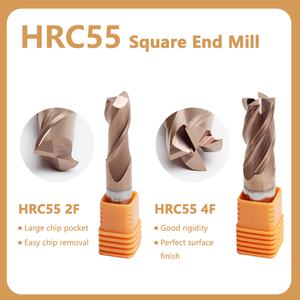 Dao Cắt Có Thể Lập Chỉ Mục Cacbua Phẳng 4 Sáo D10 Hrc45/Hrc55/Hrc65 Máy Cán Rắn - Product Image 3