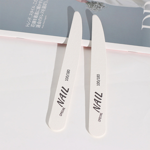 Wholesale Custom Nail Files 100/180 Manicure Pedicure Tool Set Nail File for Home Salon