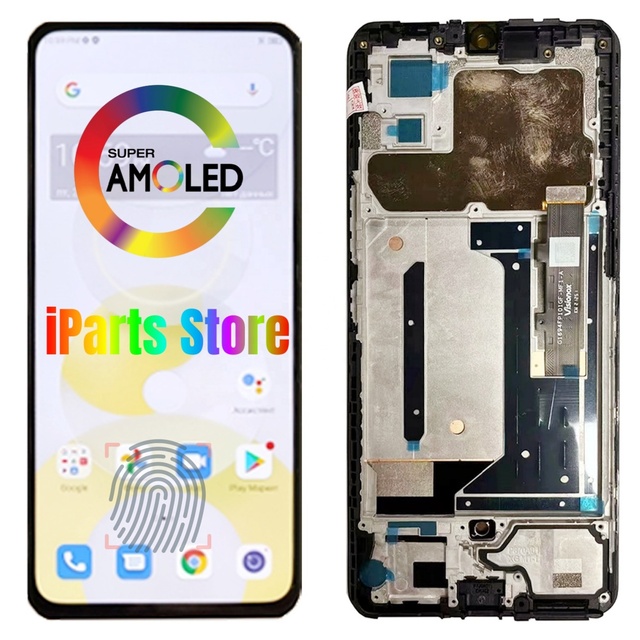 IPARTS Replacement New Display for ZTE Axon 30 5G A2322 A2322G AMOLED Touch Screen With Frame Assembly OEM All Function