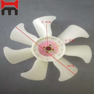 Excavator Parts PC30-<b>7</b> 3D84 Engine Fan Blade Cast <b>Iron</b> - Product Image 2