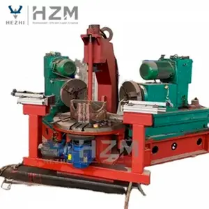 Two Cutting Heads Automatic Hydraulic Elbow Beveling Machine Steel Tube End Cutter Pipe Edge Facing Equipment