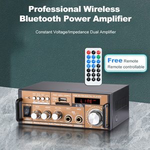   Mini Amplificador de Audio, Pantalla Digital, Doble Voltaje, USB, TF, FM, Radio, Bluetooth, Compatible con OEM, 2 Canales, para Hogar, Auto, Fábrica, Venta al por Mayor - Product Image 3