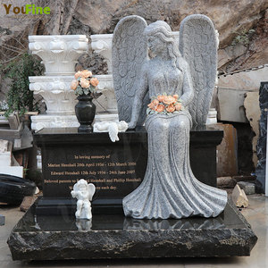 High Quality Angel Monument White Marble <strong>Headstones</strong> and Tombstones