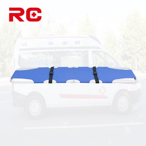 Camilla plegable al por mayor de fábrica, ambulancia de emergencia portátil azul, camilla plegable portátil de aleación de aluminio Rescatada - Product Image 3