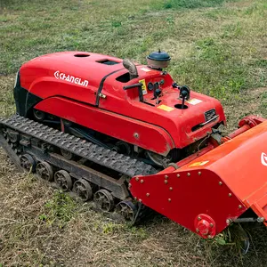 Beste Prijs 32 Pk Kleine Rupsmaaier Tractor Mini Tuin Boomgaard Roterende Helmstok Cultivator