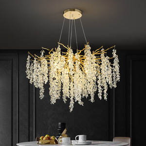 Lámpara colgante de escalera de Hotel Interior, luz Led redonda de techo <span class=keywords><strong>para</strong></span> decoración de habitación, luz <span class=keywords><strong>para</strong></span> vestíbulo de Hotel, sala de estar - Product Image 1