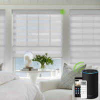 Stores zébrés personnalisés jour et nuit automatiques pour fenêtre