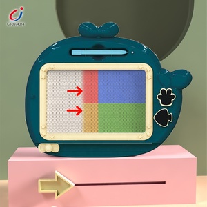 Produttori di Chengji all'ingrosso giocattolo di apprendimento precoce per bambini set di pittura <span class=keywords><strong>balena</strong></span> di plastica tavolo da disegno magnetico per i bambini - Product Image 4