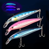Promotion : Leurre de pêche en mer 140mm/41g, flottant, effet UV, pour la traîne et la pêche en surf, leurre minnow en plastique dur