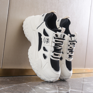 Zapatillas Deportivas de Mujer de Alta Calidad, Diseño de Rejilla, Casuales, Fáciles de Combinar, Color Beige - Product Image 6