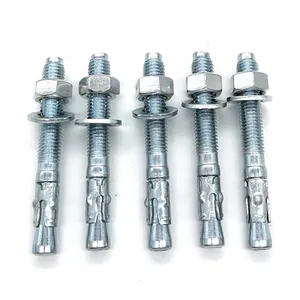 High Quality Fastener Anchor Bolt Concrete Wall Hardware Carbon Steel Stainless Steel Wedge Anchor Bolt