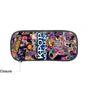 Bolsa de lápices suave con estampado de cazador de brujas Kpop, bolsa de almacenamiento de papelería para estudiantes - Product Image 4