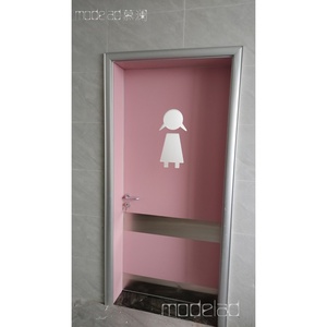 Porte en bois composite à bordure colorée de style <span class=keywords><strong>dessin</strong></span> <span class=keywords><strong>animé</strong></span> pour maternelle, salle à thème de centre d'éducation préscolaire - Product Image 4