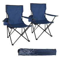 Chaise de camping pliable moderne en tissu Oxford noir de 31,5 pouces, légère, pour le camping en plein air, la randonnée, les voyages, la salle de sport, le travail, la pêche