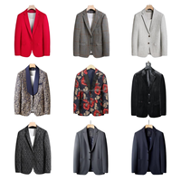 Costume homme 2 pièces taille personnalisable, ensemble de mariage et de bureau élégant coupe ajustée, veste de costume