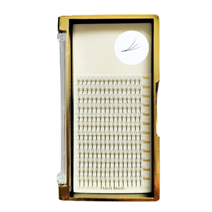 Propre marque de haute qualité 12 lignes/plateaux 3D Extensions de cils plats synthétiques facile à la main 0.15mm prix de beauté compétitifs - Product Image 1