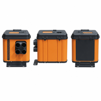 8KW Alet Kutusu Tipi Dizel Hava Isıtıcı 24V 220V Üçü Bir Arada Güç Kaynağı Dahili Depo LCD Kontrolü Kamyon Karavan için