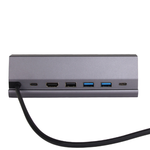 Adaptador VCOM 7 en 1 <span class=keywords><strong>USB</strong></span>-C <span class=keywords><strong>a</strong></span> <span class=keywords><strong>HDMI</strong></span> 4K 60Hz, Estación <span class=keywords><strong>de</strong></span> Acoplamiento Multipuerto <span class=keywords><strong>USB</strong></span> Tipo C con Ethernet RJ45 1000Mbps - Product Image 1