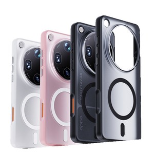 Capa para Celular <span class=keywords><strong>Oppo</strong></span> Find X9 Ultra Magnética Transparente Fosca Estilo Ins Matte X9 Pro Sensação de Pele Colorida 2 em 1 - Product Image 5