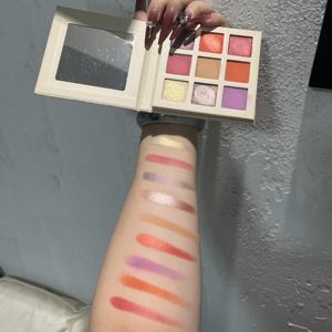 Glam Shimmer lembut 9-nada OT bebas bahan kimia tahan air pigmen tinggi mata palet All-in-One Kit rias cermin untuk - Product Image 3