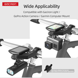 <span class=keywords><strong>Support</strong></span> de vélo multifonctionnel Gaciron H17 2 en 1 - Compatible avec les lumières <span class=keywords><strong>Garmin</strong></span>/GoPro/Gaciron, rotation réglable - Product Image 3