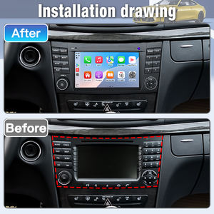 جهاز STWEI الأحدث وصولاً نظام صوتي للسيارة بنظام Linux لسيارات Benz الفئة E W211 مع شاشة IPS مقاس 7 بوصة من المصنع مباشرةً - Product Image 4