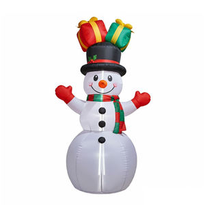 Custom <b>Inflatable</b> Snowman <b>Outdoor</b> Yard Decorations Commercial Advertisement <b>Christmas</b> Festivities Cartoon-Inspired <b>Inflatable</b> - Product Image 6