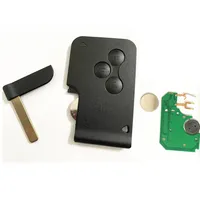 Clé à distance KYDZ à 3 boutons, carte 433Mhz, puce PCF7947 Pcf7926 pour Renault Megane 2 3 II Scenic II Scenic 2003 2004 2005 2006 2007