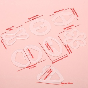 Tirantes de Plástico para Ropa Interior, Antideslizantes, Ajustables, con Hebilla, Invisible, Anti-caída, Fijación para <span class=keywords><strong>Sujetador</strong></span> - Product Image 4