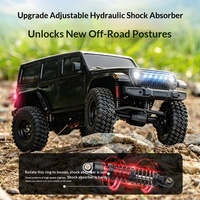 JJRC Nouvelle Voiture RC 4x4 Wrangler de Simulation Électrique Tout-Terrain, Modèle en Plastique pour l'Escalade, Jouet pour Garçons