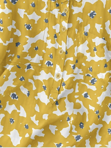 <span class=keywords><strong>Camicia</strong></span> da <span class=keywords><strong>donna</strong></span> a maniche corte con stampa astratta a pois e mezza abbottonatura - Product Image 6