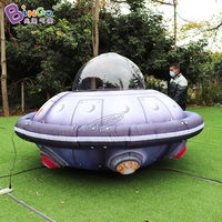 Reklam Şişme Uzaylı Sahne Malzemeleri Ledli Özel Şişme Gezegen Çılgın UFO Dev Şişme Uçan Daire Etkinlikler İçin