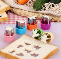 33 Stuks Food Grade Groente Fruit Snijder Vormen Set Koekjesdeeg Stempels Mal Voor Jongens En Meisjes Diy Lunchbox Accessoires Kit