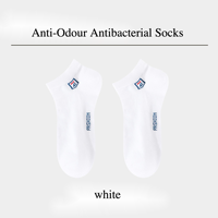 Chaussettes invisibles respirantes en polyester, antibactériennes, déodorantes, antidérapantes, chaussettes décontractées, plusieurs couleurs au choix