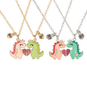 Женское ожерелье с золотым динозавром - Product Image 6