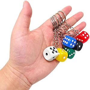 Résine Dés Porte-clés <span class=keywords><strong>3d</strong></span> Cube Carré Dés Porte-clés Pour Sac Sac À Main Portefeuille Téléphone Portable Voiture Pendentif Porte-clés Creative Porte-clés Cadeaux - Product Image 2